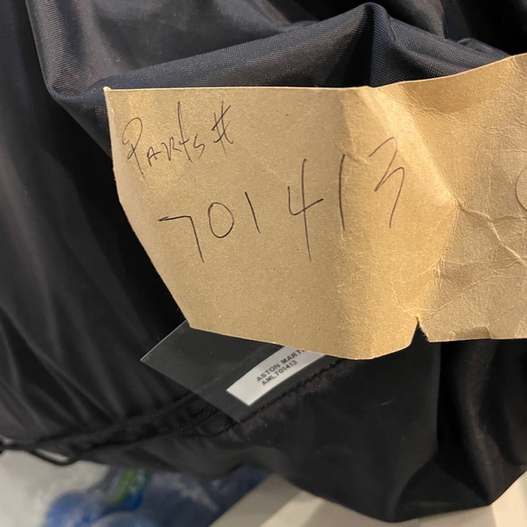 Aston Martin DB9 Black Indoor Car Cover.  Never Used Pristine Condition. - Picture 3 of 6